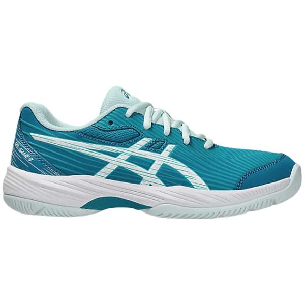 Tenis Asics Gel Game 9 GS Teal Blue White