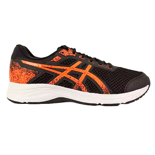 Tenis asics raiden 3 black  shocknh orange