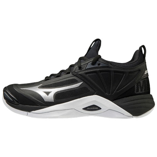 Tenis mizuno wave momentum 2	black grey white