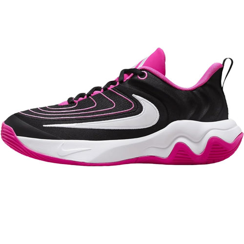 Tenis Nike giannis inmortality 4 gs black white laser fuchsia