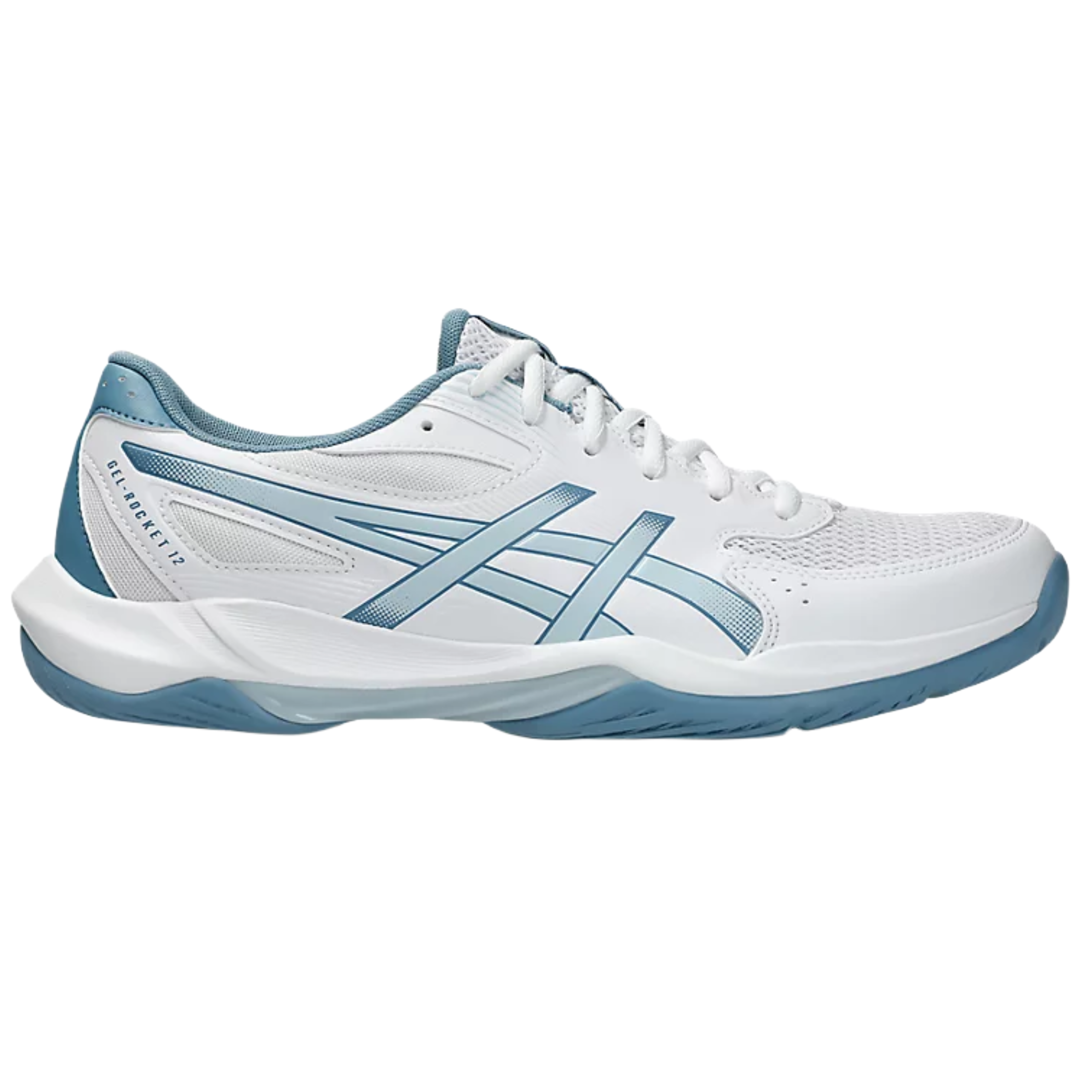 TENIS ASICS GEL-ROCKET 12  WHITE COOL GREY